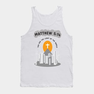 Light of the world bible verse Tshirt Tank Top